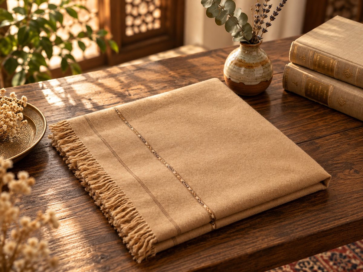 Angora Wool shawl(M01)