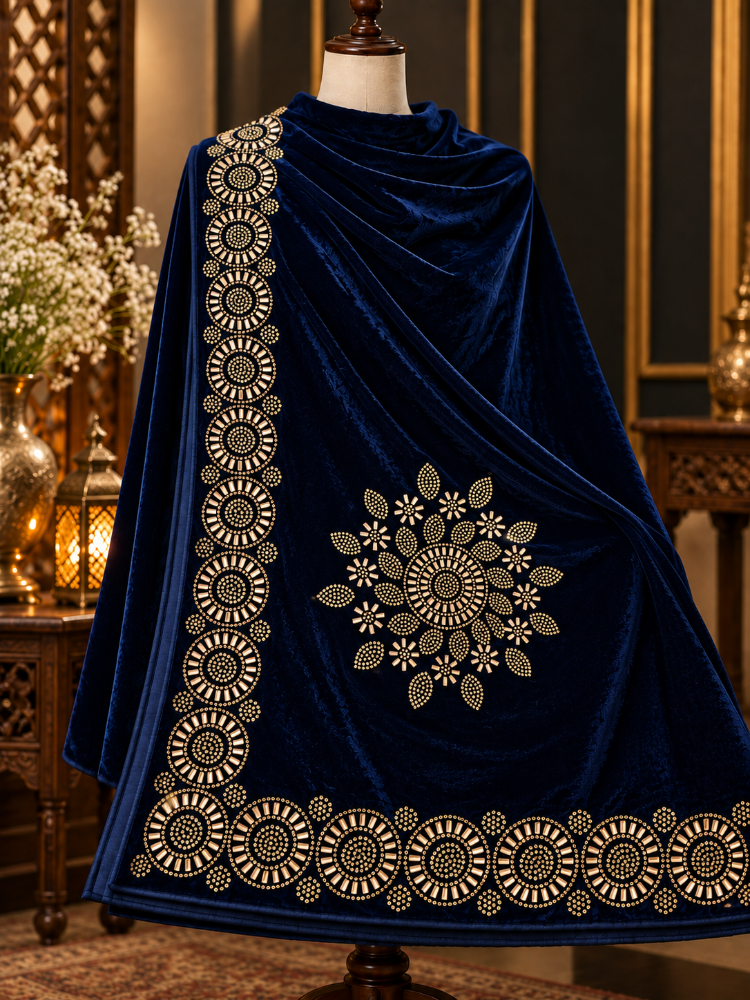 Velvet Stone Shawl(V01)