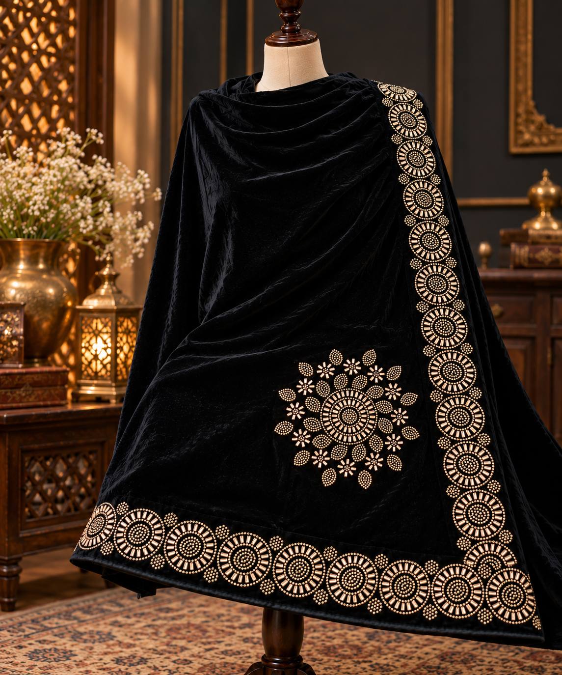 Velvet Stone Shawl(V01)