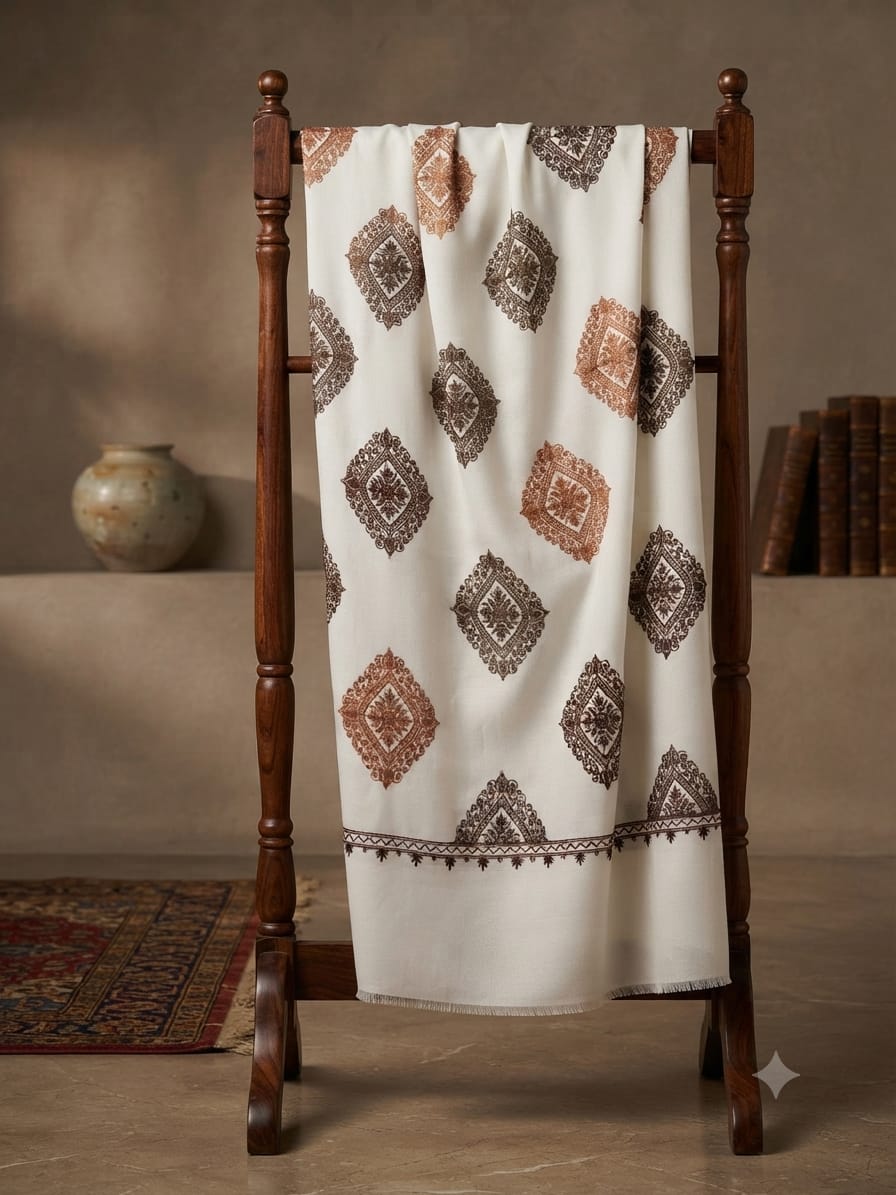 Naqsh-e-Aari Shawl(AR-604)