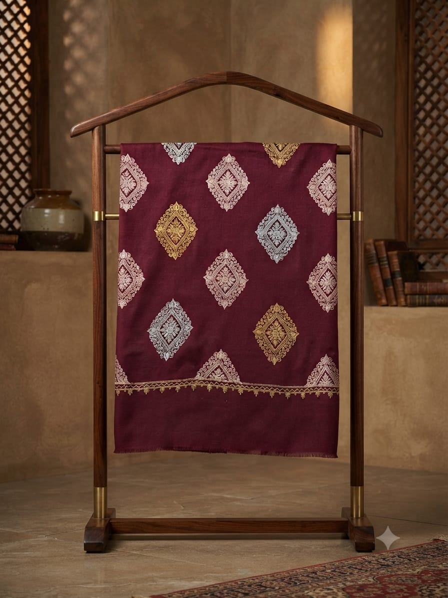 Naqsh-e-Aari Shawl(AR-604)