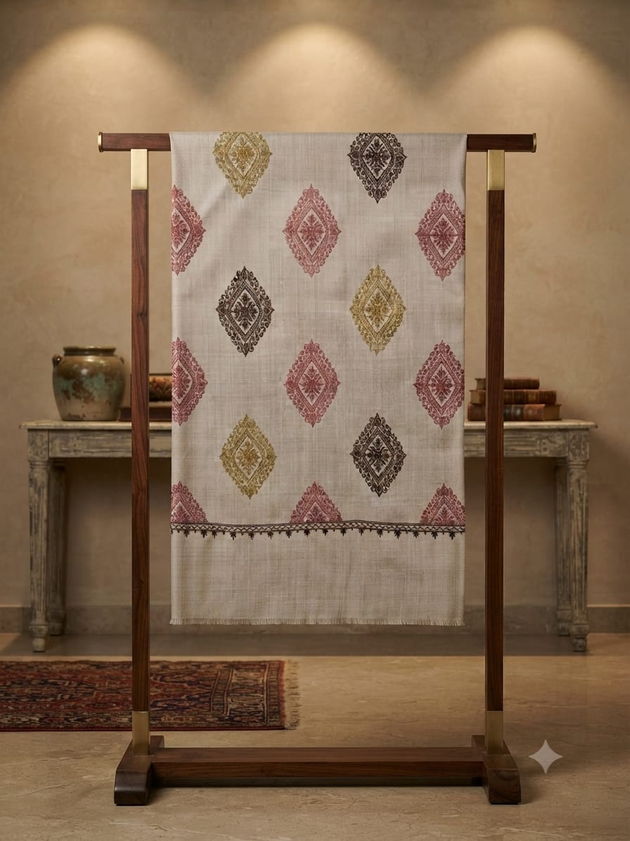 Naqsh-e-Aari Shawl(AR-604)