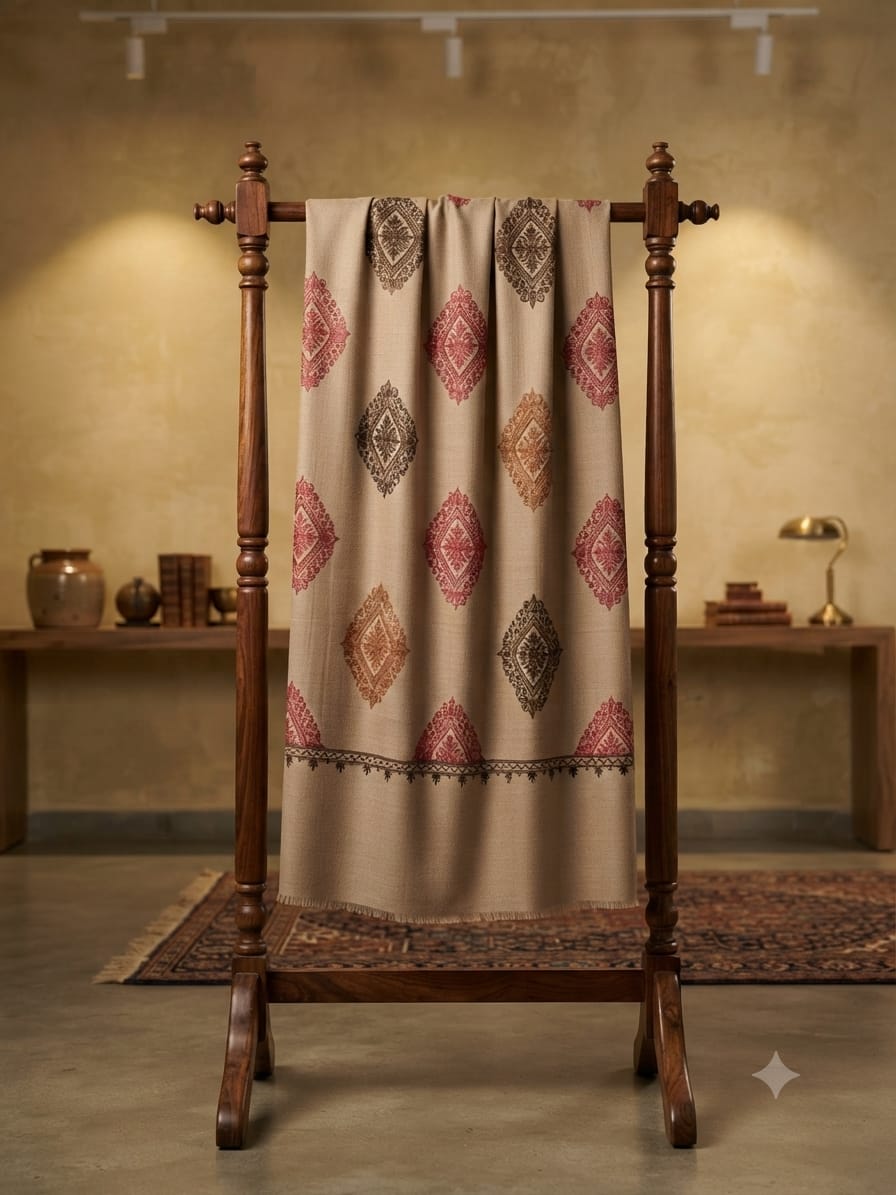 Naqsh-e-Aari Shawl(AR-604)