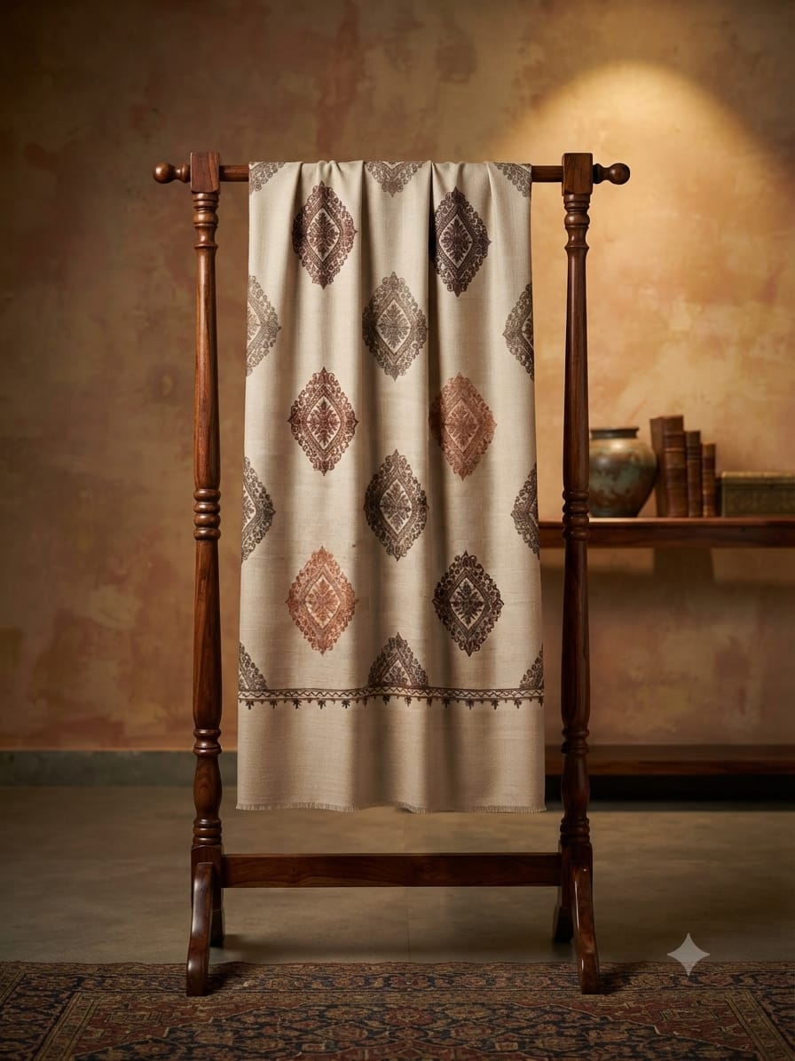 Naqsh-e-Aari Shawl(AR-604)