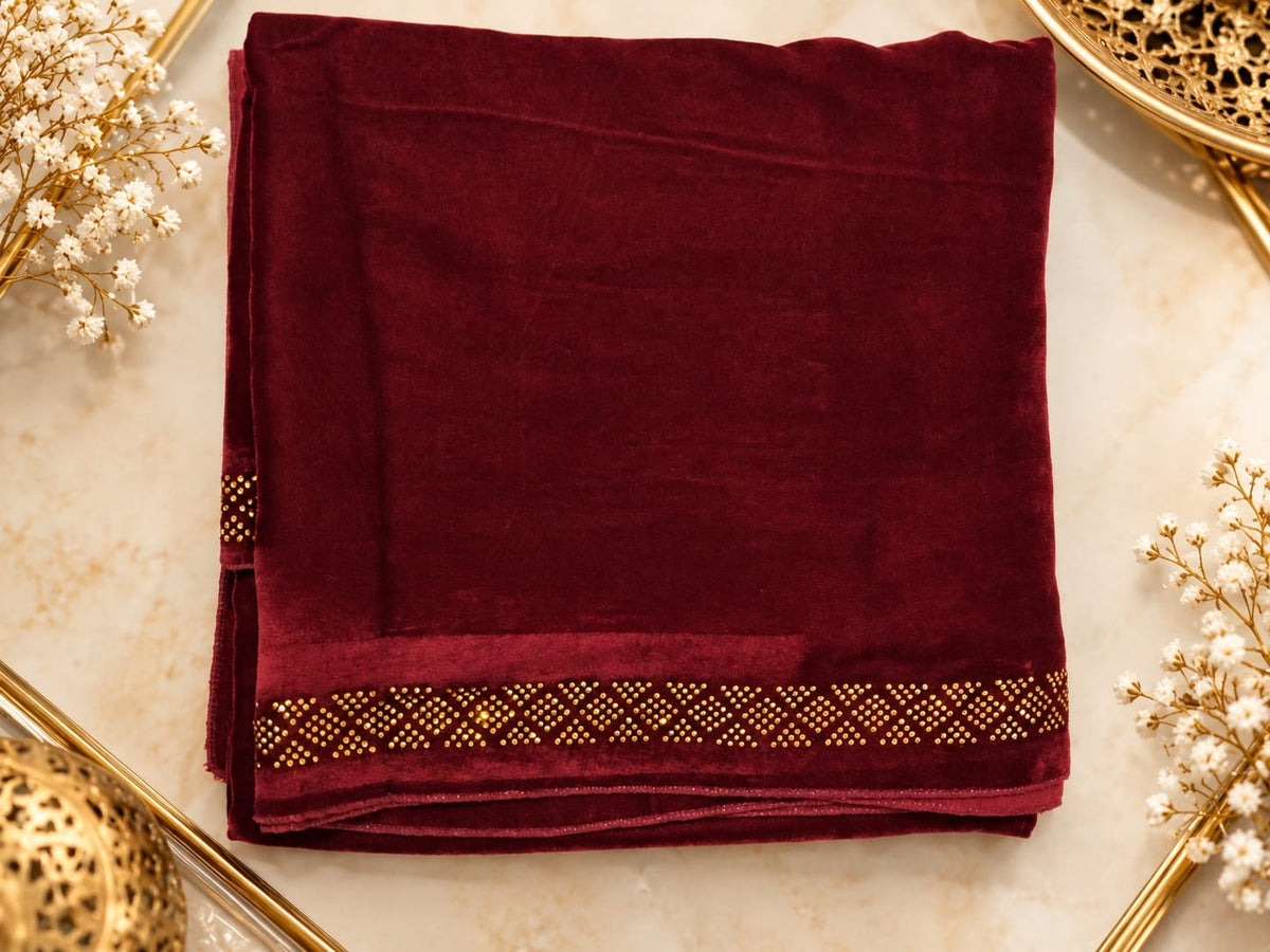 Noor-e-Parwana Stone Shawl(V03)